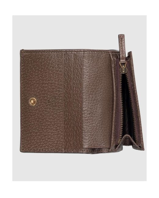 Gucci Natural Diana Bamboo Card Holder Decorated With Super Double G Pattern