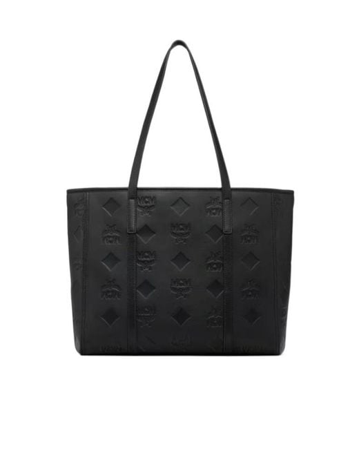 MCM Black Toni Medium Tote Bag