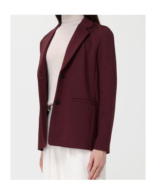 Max Mara Red Long Sleeve Jacket