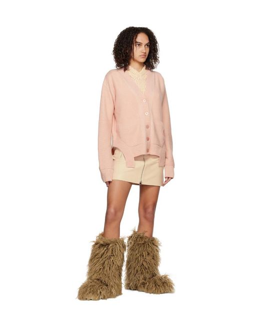 Stella McCartney Natural Chunky-Knit Sleeveless Vest