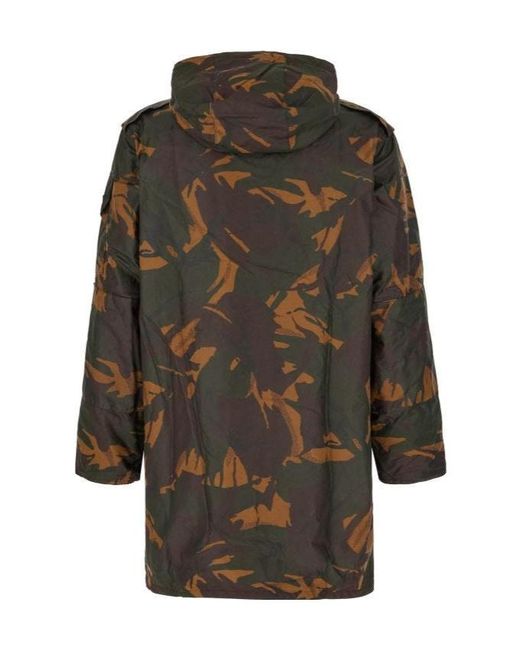 Barbour Brown Wax Camo Parka for men