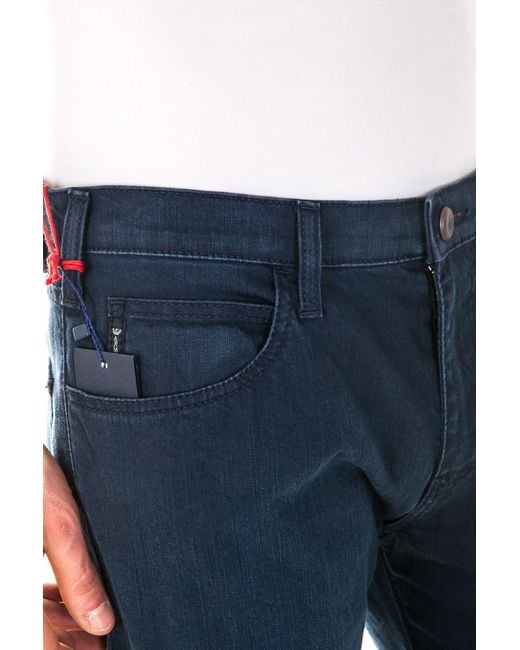 Armani Jeans Blue Logo Jeans for men