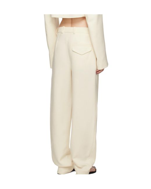 Wardrobe NYC Natural Belt Loops Slacks