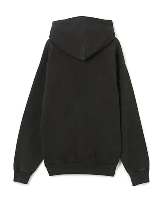 Local Authority Black Logo Hooded Hooded Sweater for men