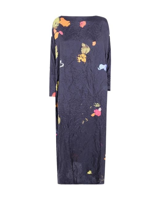 Daniela Gregis Blue 'Lunedi' Washed Dress