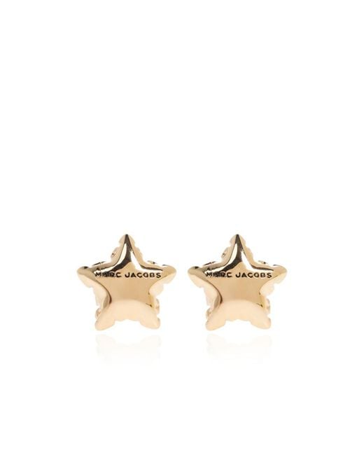 Marc Jacobs Metallic The Star Balloon Stud Earrings