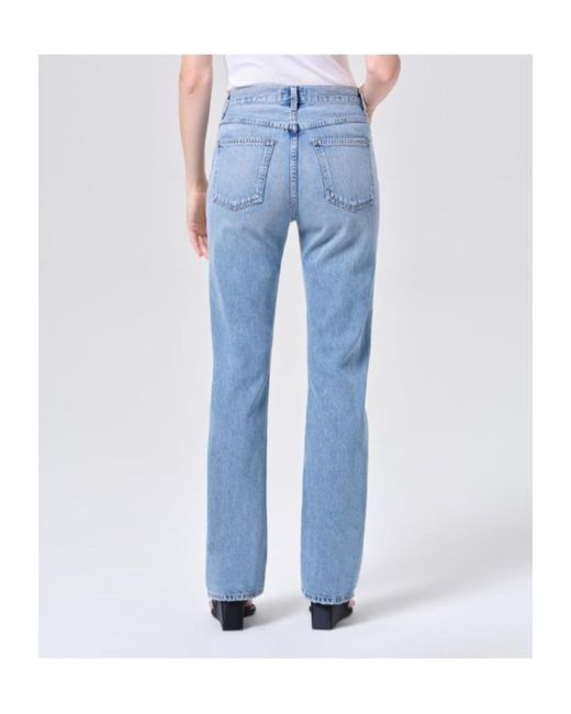 Agolde Blue Leena Flared Jeans