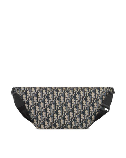Dior Black Saddle Belt Bag for men
