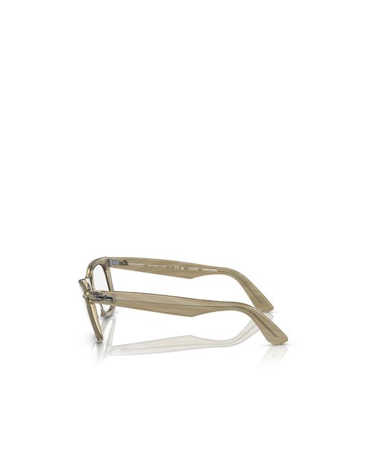 Ray-Ban White Full Frame Sunglasses for men