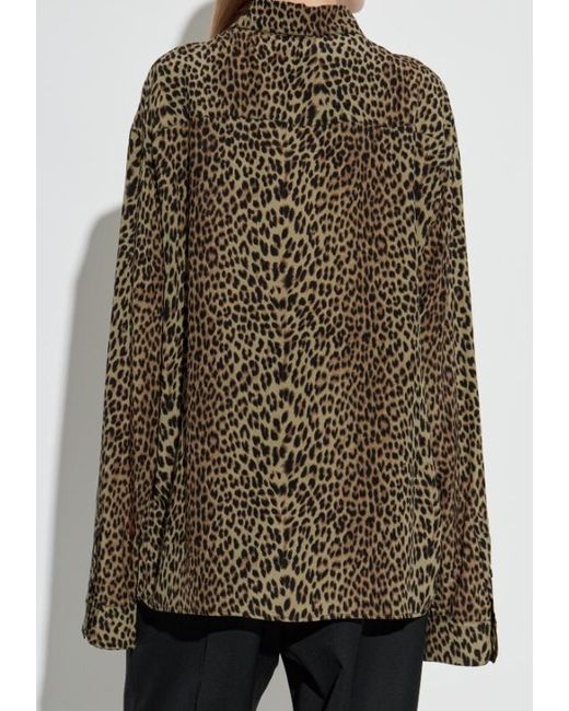 Zadig & Voltaire Green Tyric Printed Shirt