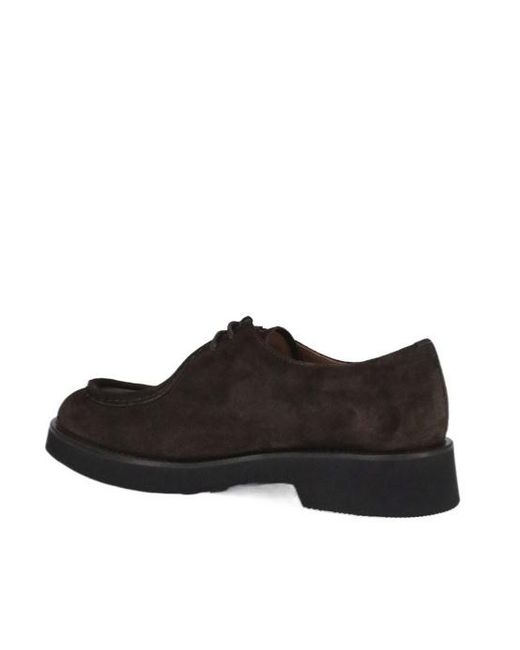 Church's Black Piped Trim Nelly Lace-Up Shoes