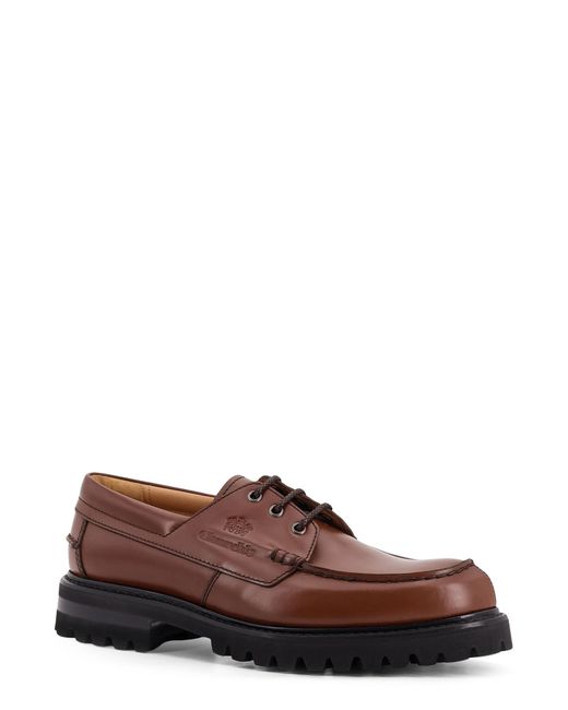 Church's Brown Round Toe Lace-Up Shoes for men