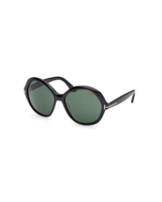 Tom Ford Green Eyewear Annabelle-02 Round Frame Sunglasses