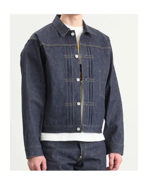 Human Made Blue Long-Sleeved Denim Jacket for men