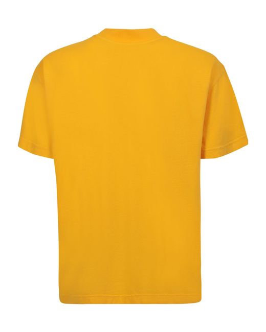 Bonsai Yellow Regular Logo T-Shirt for men