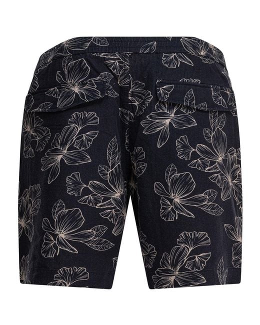 Vince Gray Floral Pattern Shorts for men