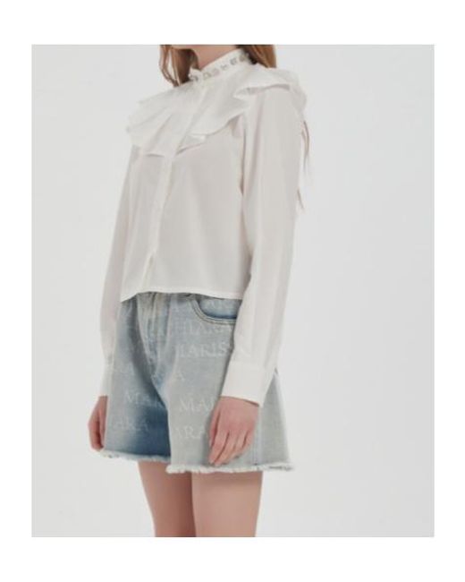 Marissa Chiara White Long Sleeve Shirt