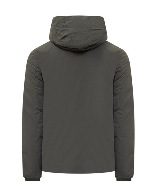 K-Way Green Jack St Thermo Reversible Hooded Down Jacket for men