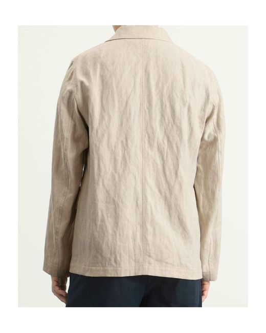 Dries Van Noten Natural Buttoned Jacket for men
