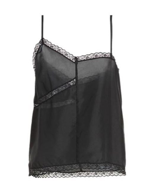 MM6 by Maison Margiela Black Satin Sling