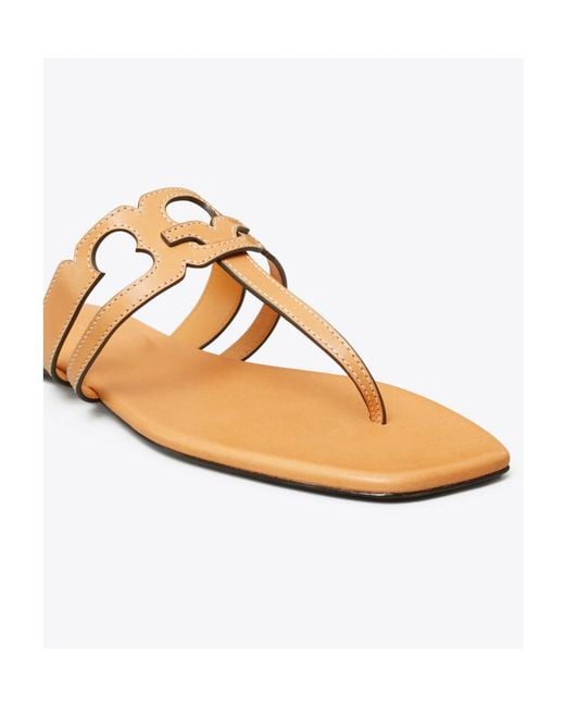 Tory Burch Metallic Ines T-Strap Sandals