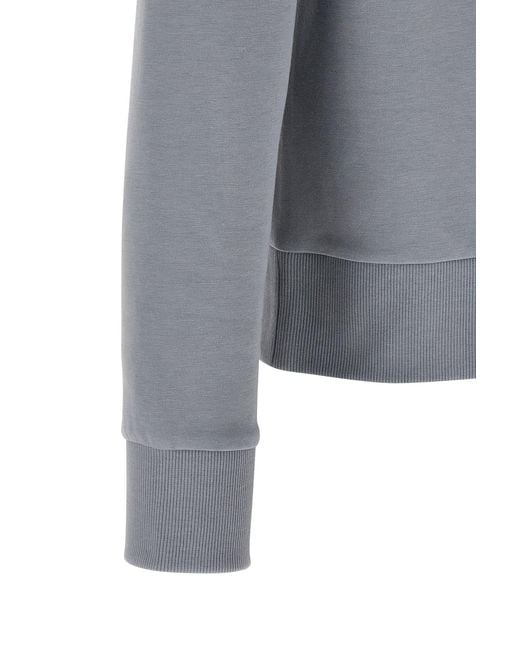 Boss Gray Long-Sleeve Hooded Sweatshirt for men