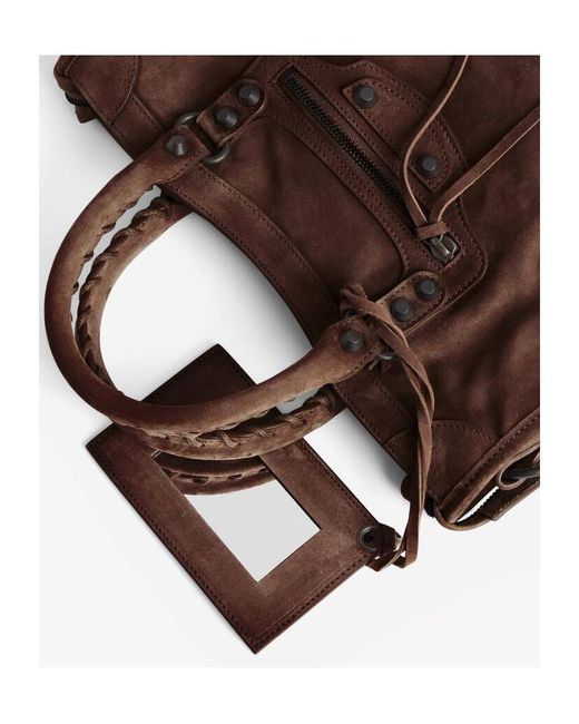 Balenciaga Brown Le City Small Shoulder Bag