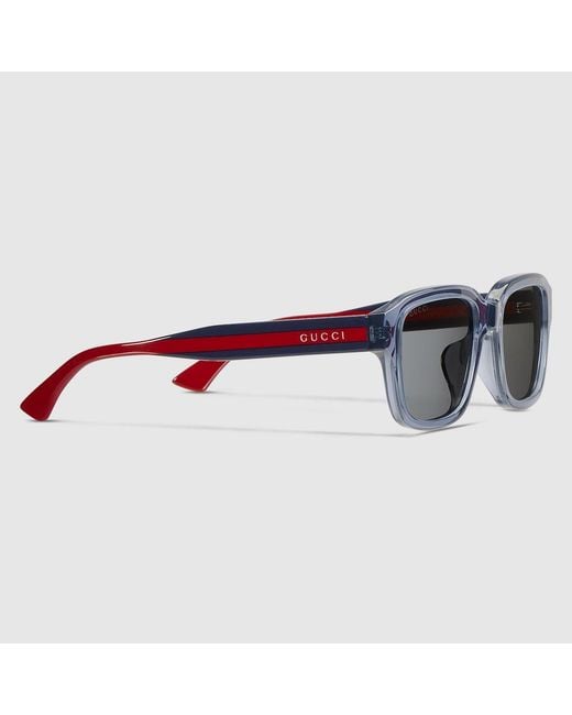 Gucci Multicolor Square Sunglasses for men