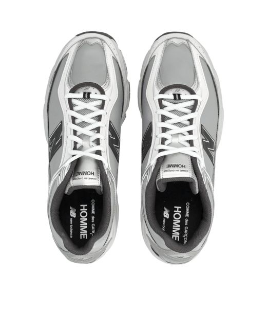 Comme des Garçons Gray Comme Des Garçons Homme X New Balance 509 Lace-Up Sneakers for men
