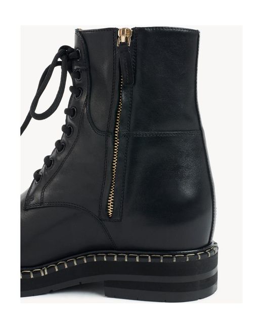 Chloé Black Chloé Noua Zipped Boots