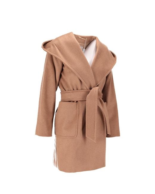 Max Mara Brown Long-Sleeved Coat