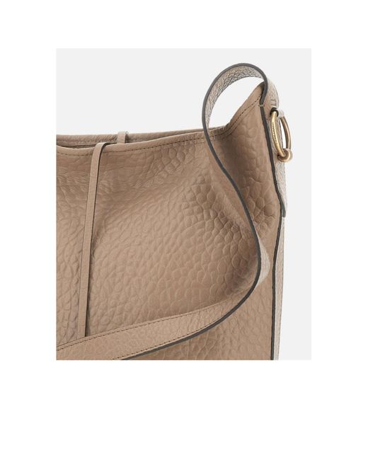 Gianni Chiarini Natural Carla Textured Shoulder Bag