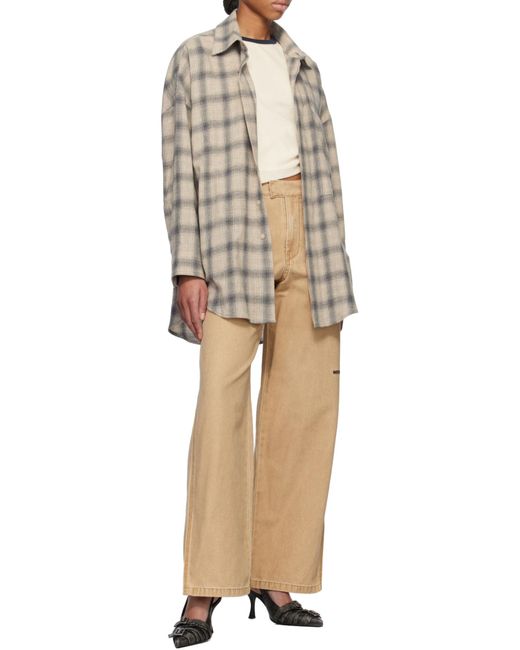 we11done Natural Belt-Loop Casual Pants
