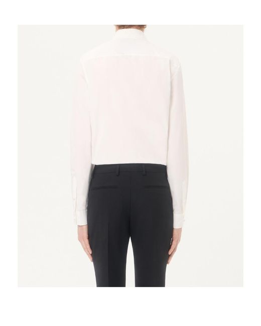 Valentino White Long-Sleeved Shirt for men