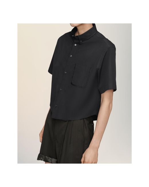 Maison Margiela Black Cotton Shirt for men