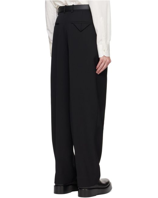スラックス BOTTEGA VENETA Men Straight Pants 804757V3PH0 1000 black Bottega Veneta® Men's Wool Twill Trousers in Black. Shop