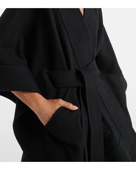 Wardrobe NYC Blue Belted Cape
