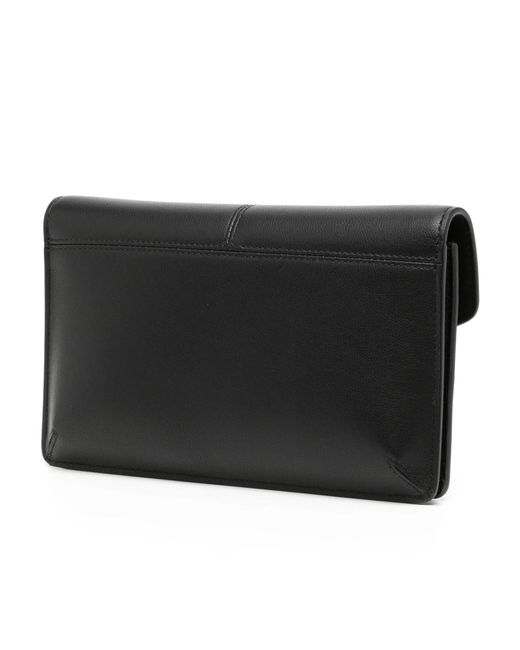 Mulberry Black Press-Stud Fastening Chain Strap Bag