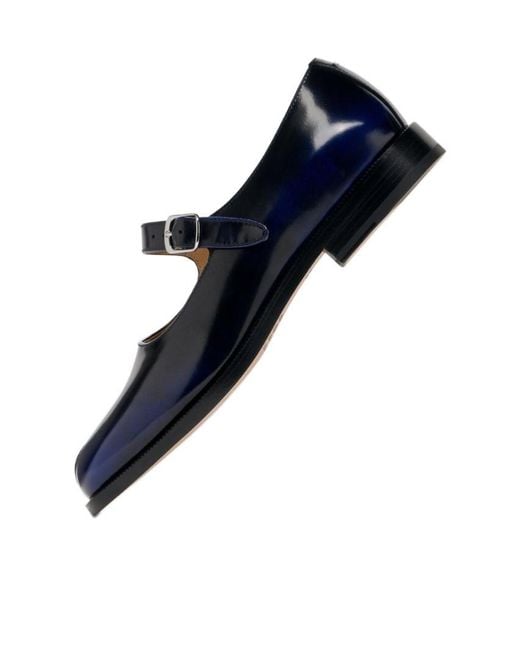 Maison Margiela Blue Tabi City Mary Jane Shoes