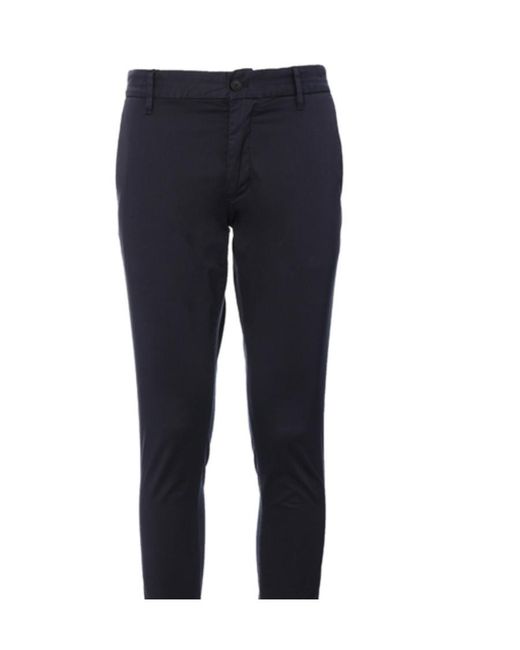 Emporio Armani Blue Logo Casual Pants for men