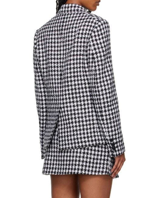 Versace Black Single-Breatsed Blazer