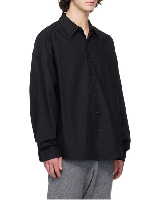 Entire studios Black Miller Shirt for men