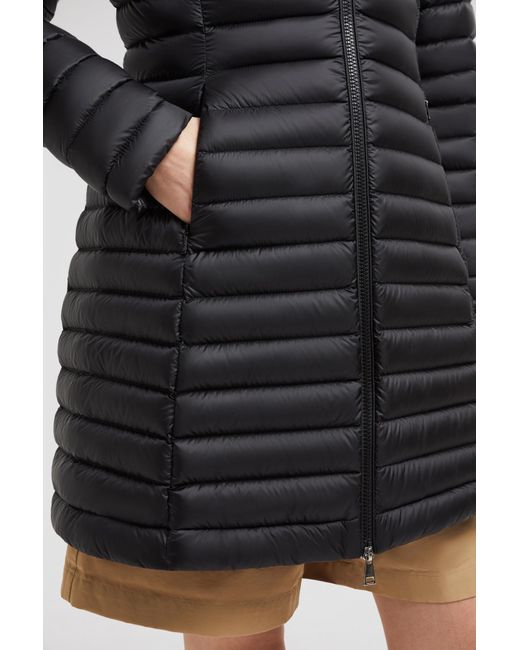 Moncler Black Igelong Hooded Long Down Jacket
