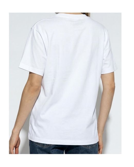 Ganni White Essential T-Shirt