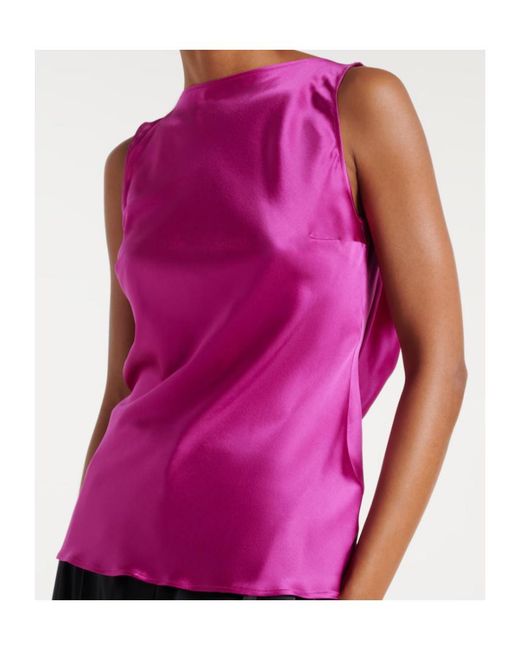 Nina Ricci Purple Backless Tank Top