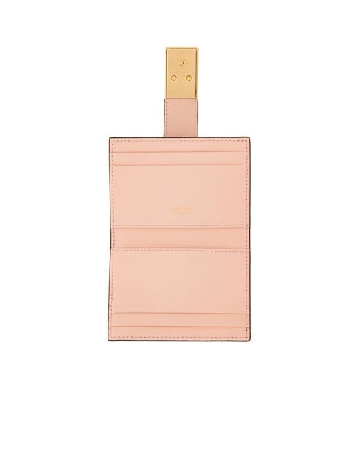 Ferragamo Black Hug Card Clip