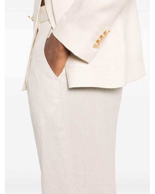 Nine:inthe:morning White Blenda Trousers