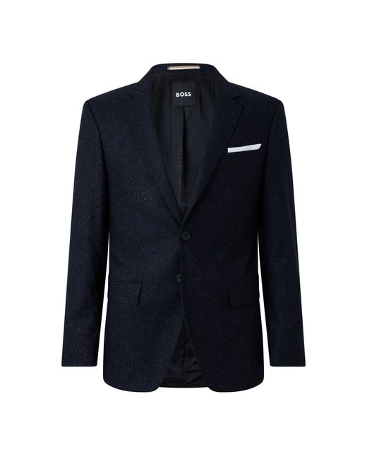 Boss Blue Logo Blazer for men