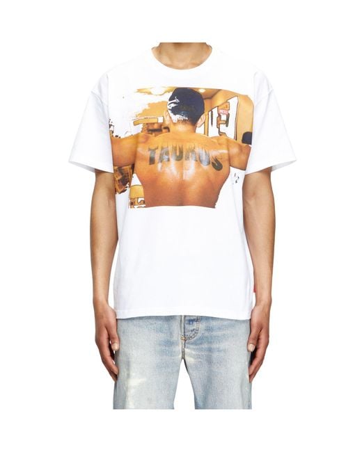 DIESEL White X Tom Of Finland Foundation Pr-T-Norm-Tom25-1 T-Shirt for men