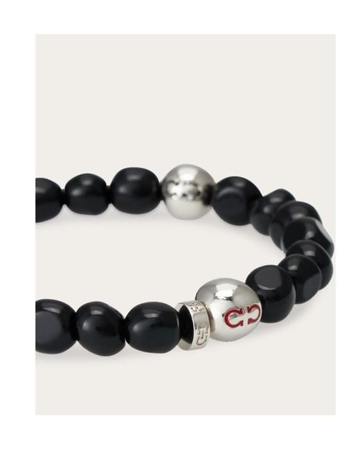 Ferragamo Multicolor Ferragamo Baroque Beads Bracelet for men